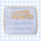 All Aboard the Birthday Bus Embroidered Patch