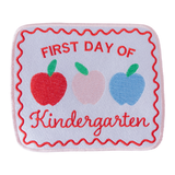 First Day of Kindergarten Embroidery Patch